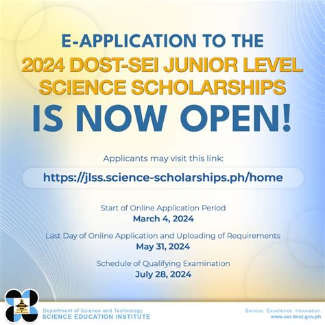 dost jlss login|Heads up, future science scholars! DOST now opens applications .
